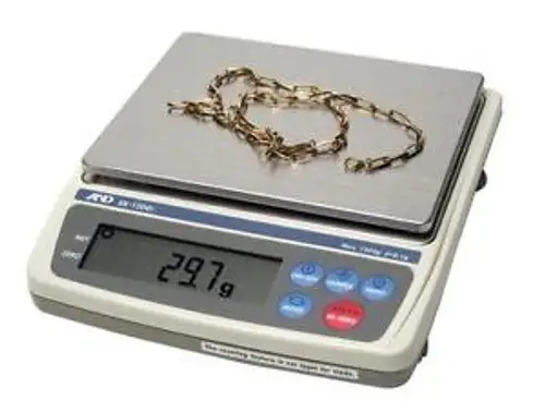 A&D Ek1200I Gold Jewelry Compact Scale Lab Balance 1200X0.1G Ntep Brand