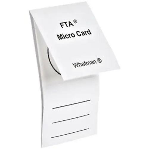 Whatman Wb120210 Fta Micro Card With 1-Sample 125 Microliter Size (100 Pack)