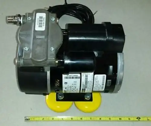 Gast/Fasco 72R142-P001B-De300X Air Pump W/ ( Case ) 100-115A 370Vac 1/3Hp 50 Psi