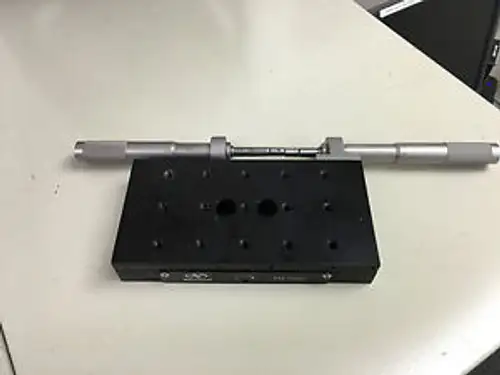 Newport M-443-4 Linear Translation Stage W/ Sm-50 Micrometers 4 / 100Mm Range