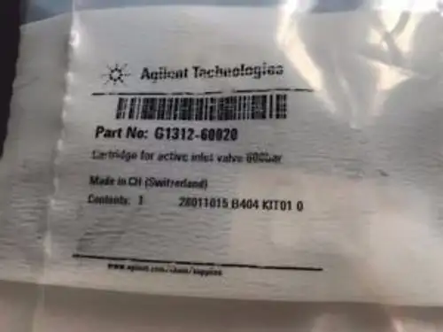 Agilent G1312-60020 Aiv Cartridge 1100 1200 & 1260 Infinity Pumps.