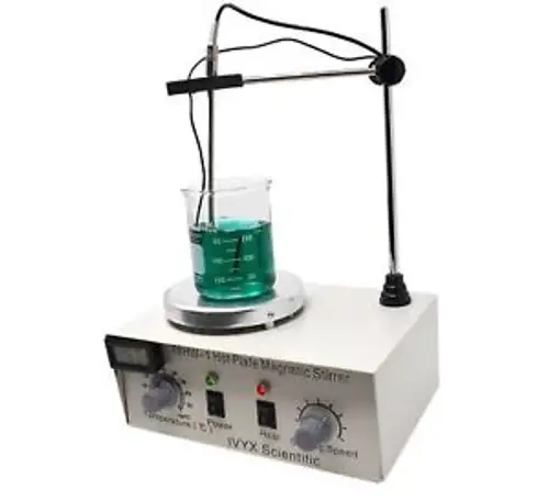 Hot Plate Magnetic Stirrer 15-1500 Rpm Variable Temperature Up To 135C 110V