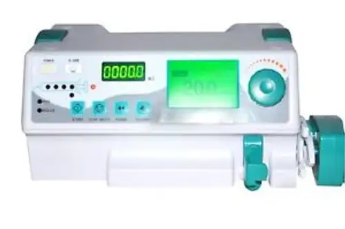Hd Lcd Syringe Pump With Drug Library And Audible And Visual Alarm Kvo 10-50Ml