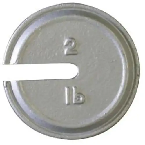 Rice Lake 12848Tr Calibration Weight 2 Lb. Polished