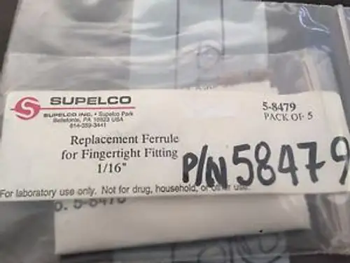 SUPELCO RHEODYNE FERRULE1/16P/5 p/n:SU5-8479 from stock