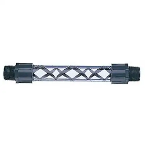 Koflo 1-40C-4-12-2 Clear Pvc Schedule 40 Pipe Mixer 1 Npt 12 Elements