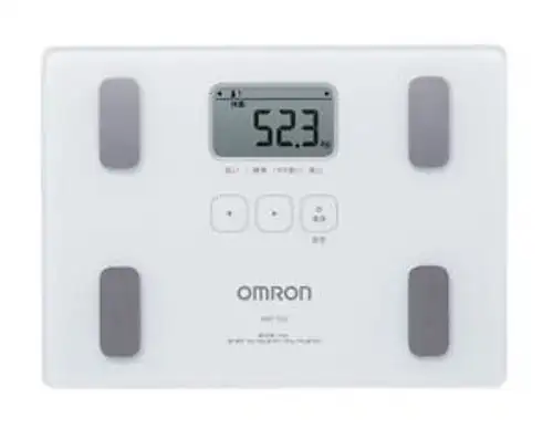 New OMRON Body Composition Meter White HBF-212 Weight Scale Fat from Japan