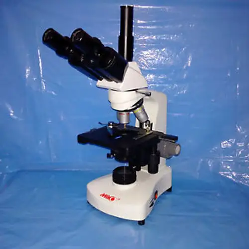 Miko40X-1000X Led Semi-Plan Compound Microscope With 3D 2-Layer Mechanical Stage