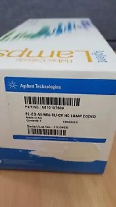 Agilent Fe-Co-Ni-Cu-Cr Hc Lamp Coded Pn:5610107600