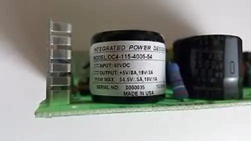 INTEGRATED POWER DESIGNS DC4-115-4005-54 POWER SUPPLY MADE IN USA