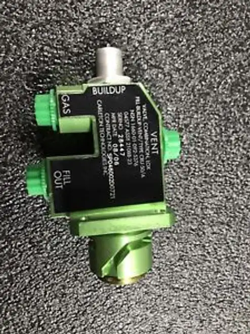 Fill Buildup Vent Valve Liquid Oxygen Converter Lox Nsn 1660-01-092-5376