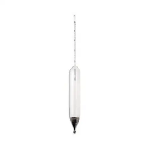 H-B Instrument B61807-4000 Ethyl Alcohol Glass Hydrometer 75-95% Proof/0.2%