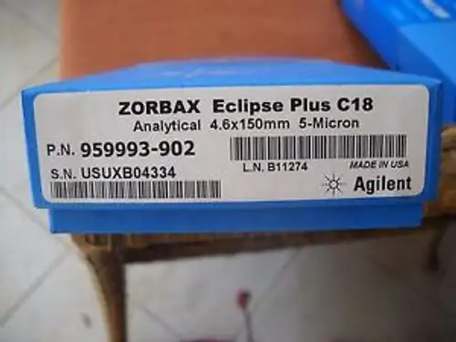 One Agilent Zorbax Plus C18 Analytical 4.6X150Mm 5-Micron And Sealed Box
