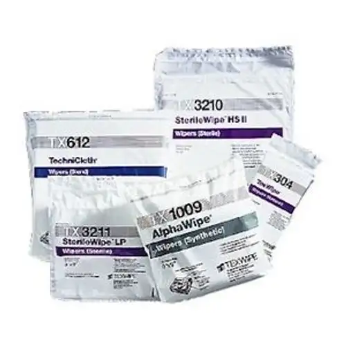 Texwipe TX1009 Low-particulate wipes 9 x 9 150/bag