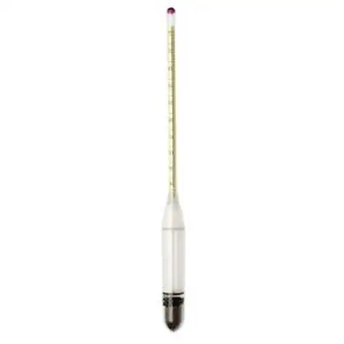 H-B Instrument B61800-0500 Plain-Form Polycarbonate Hydrometer 0 To 80% Salt/...