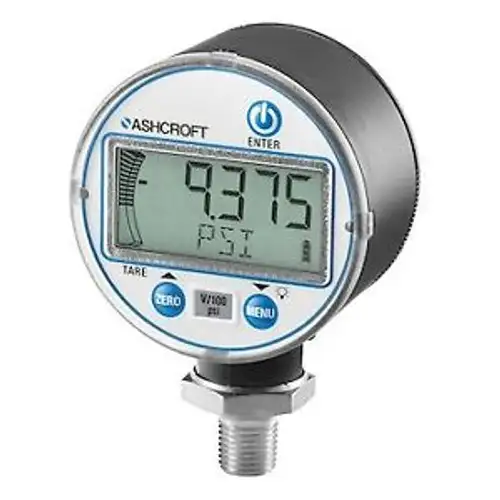 Ashcroft Digital Compound Gauge W/ Backlight 30Hg-30 Psi