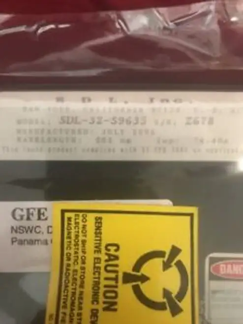 Sdl Inc. Sdl-32-S9635 Laser Diode