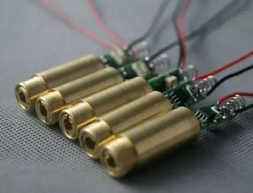 650nm-660nm 200mW Red Laser Dot Module/Red Laser Beam/5 pcs