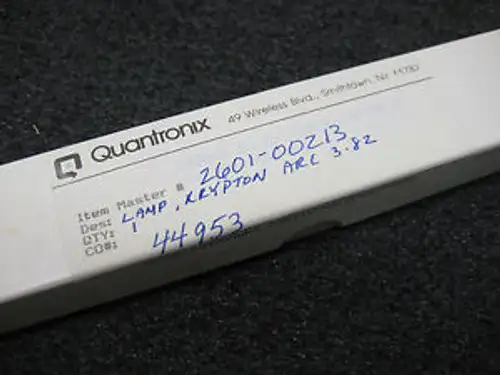 Krypton Laser Arc Lamp Quantronix 2601-00213 Fkq963-3.82 100Mm Arc Length 5Mmod
