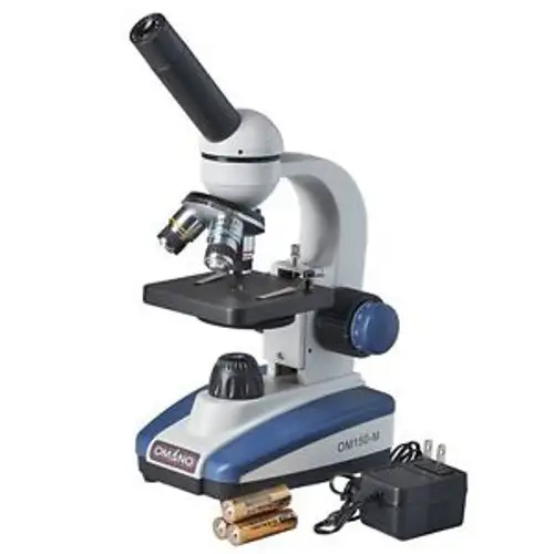 Omano Om150-M Led 40X-400X Student Compound Microscope With All Glass Optics And