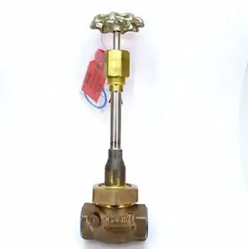 Goddard 222 Series 1-1/2 Npt Cryogenic Bronze Globe Valve B-226Ull-12T6