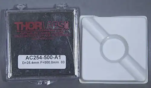 NEW Thorlabs AC254-500-A1 O1 Unmounted Visible Achromat Doublet f=500.0mm ARC=4
