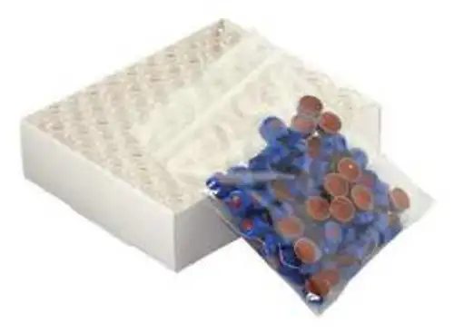 WHEATON W225175-0304 Autosampler Vial Blue Alum Seal PK 100