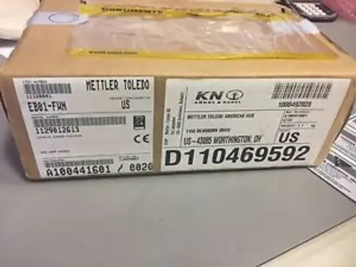 New Mettler Toledo E-Link Eb01-Fwn Mountable Ethernet/Rs232 W/Power Adapter