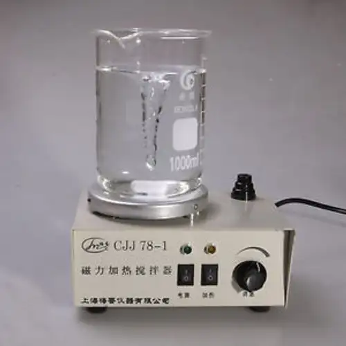 Cjj78-1 Hot Plate Heating Magnetic Agitator Mixer Stirrer 50Hz 22Ov #J393 Lx