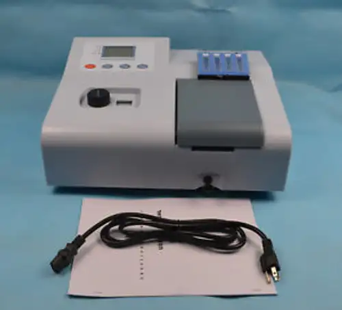 110V 721Visible Spectrophotometer Photometer With Rs232 Pin Wavelength350-1020Nm