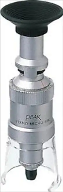 50 Times Peak Stand Micrometer For Inspection W/Scale 2008-50 Made In Japan