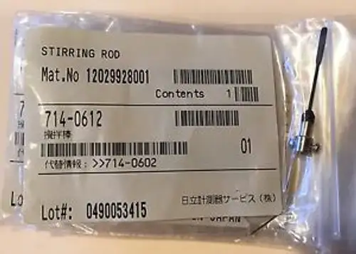 Hitachi Stirrer Rod For Roche/Hitachi Chemistry Analyzer Oem P/N 714-0612