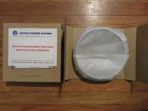 Hosokawa Micron Powder Systems Air Jet Sieve Screen #390-003807-Cert (Brand )