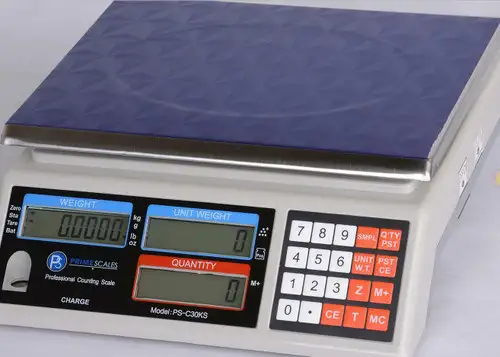 Prime Scales PS-C30KS Portable Counting Scale 66 lb X 0.002 lb AC adapter