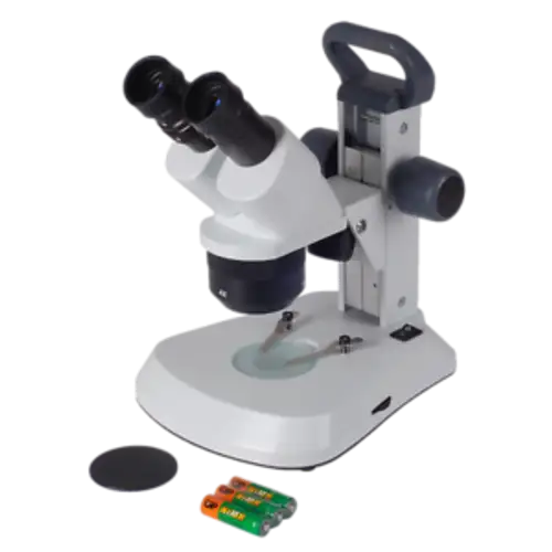 Om-124L 10X-20X-40X Rechargeable Led Stereo Microscope