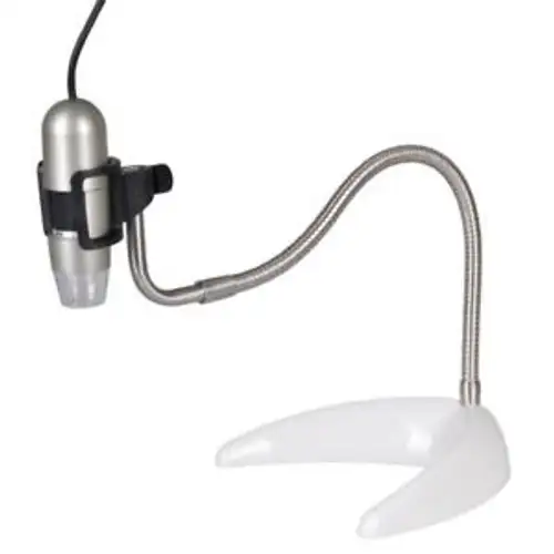 Dino-Lite Am3111-Ms21W 0.3 Mp 10X-50X 230X Digital Microscope + White Stand