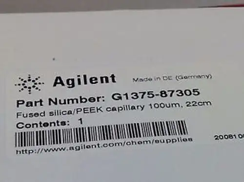 Agilent G1375-87305 F silica PEEK capillary 100 um 22 cm