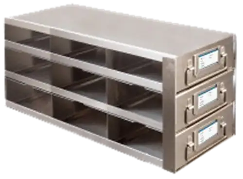 Racks For 100-Cell Hinged Top Plastic Storage Boxes Ufdht-33