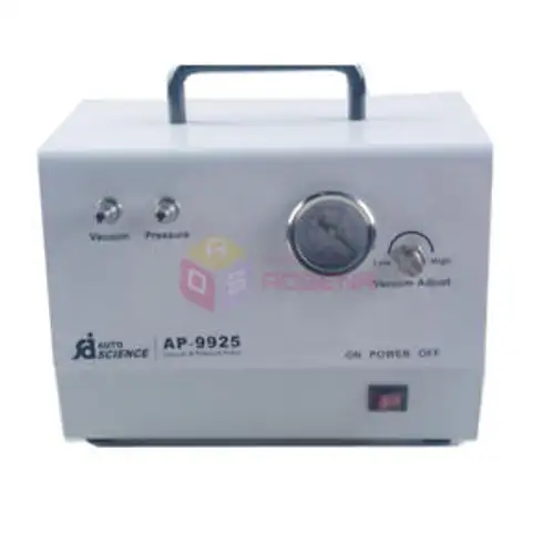 220V Handheld Lab Oil Diaphragm Vacuum Pump Ap-9925 25L/M Pressure Adjust