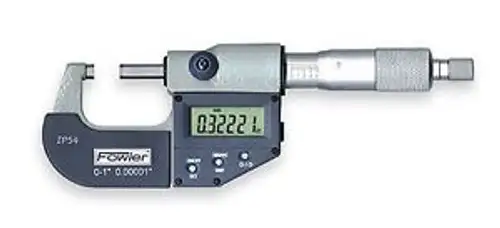 Fowler 54-815-001-2 Digital Micrometer - 0.0001 In/0.002 Mm