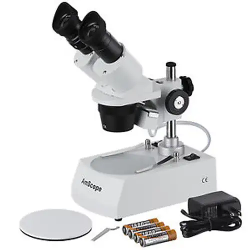 Amscope Se305R-Py-Led 10X-15X-30X-45X Cordless Led Stereo Microscope