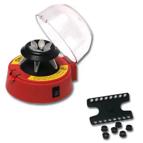 Benchmark Scientific Bsc1006-R-E Mini-Centrífuga Roja Con 2 Rotores 230V
