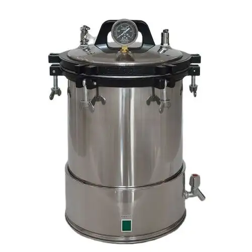 18L Portable High Pressure Steam Sterilizer Electric Heated Autoclave YX-18LD