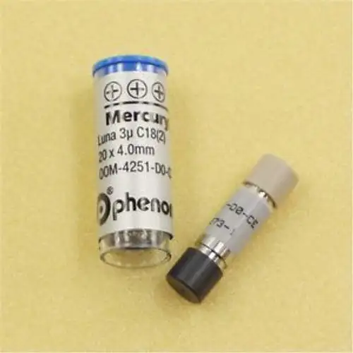 New Phenomenex 00M-4251-00-Ce Luna 3 ¬µm C18 100 A Lc Column 20X4Mm Mercury