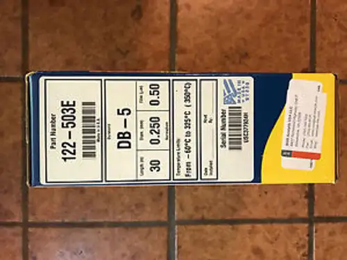 Agilent J&W 122-5Db-503E Gc Column 30 M 0.25 Mm 0.50 ¬µm 7 In Cage