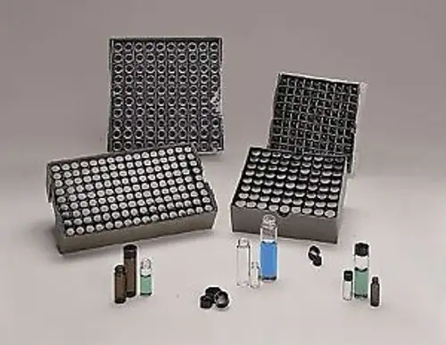 Wheaton 224982 Lab File Glass Vials Amber W/Rubber-Lined Caps 4 Ml 144/Cs