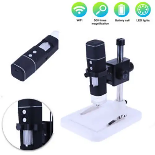 10-500X Wifi Electron Digital Microscope Handheld Repairing Medical Magnifier