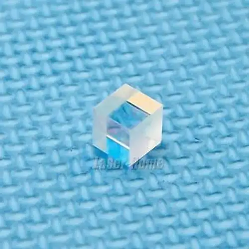 450nm-660nm Blue/Red Polarizing Beam Splitter PBS Broadband Transparent 10X10mm