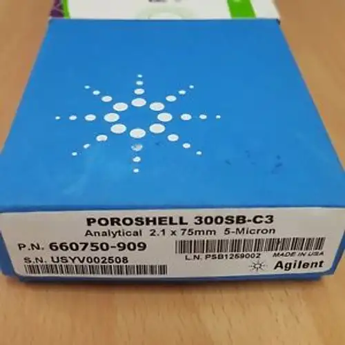 New Agilent Poroshell 300Sb-C3 Analytical 2.1X75Mm 5Um Pn:660750-909