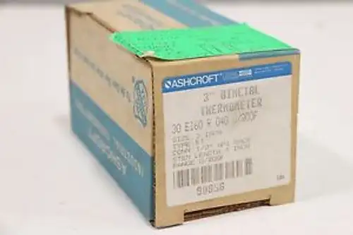 NEW Ashcroft 30-EI-60E-090 Bimetal Thermometer 3 Range: 0/200F